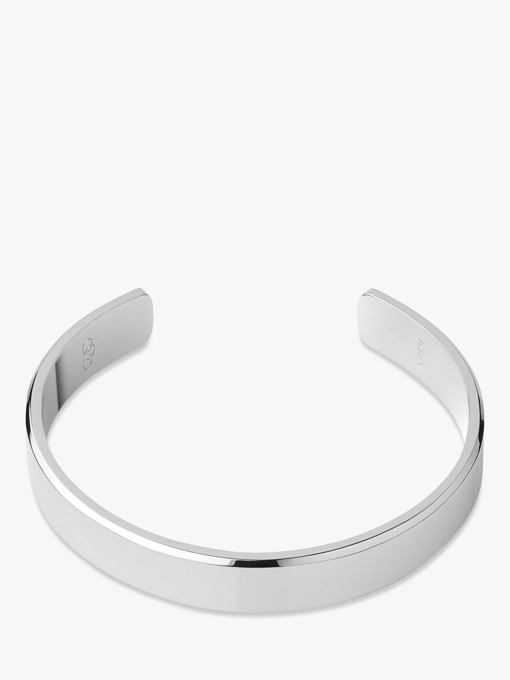 Links of London Men's Essence Sterling Silver Bangle, Silver