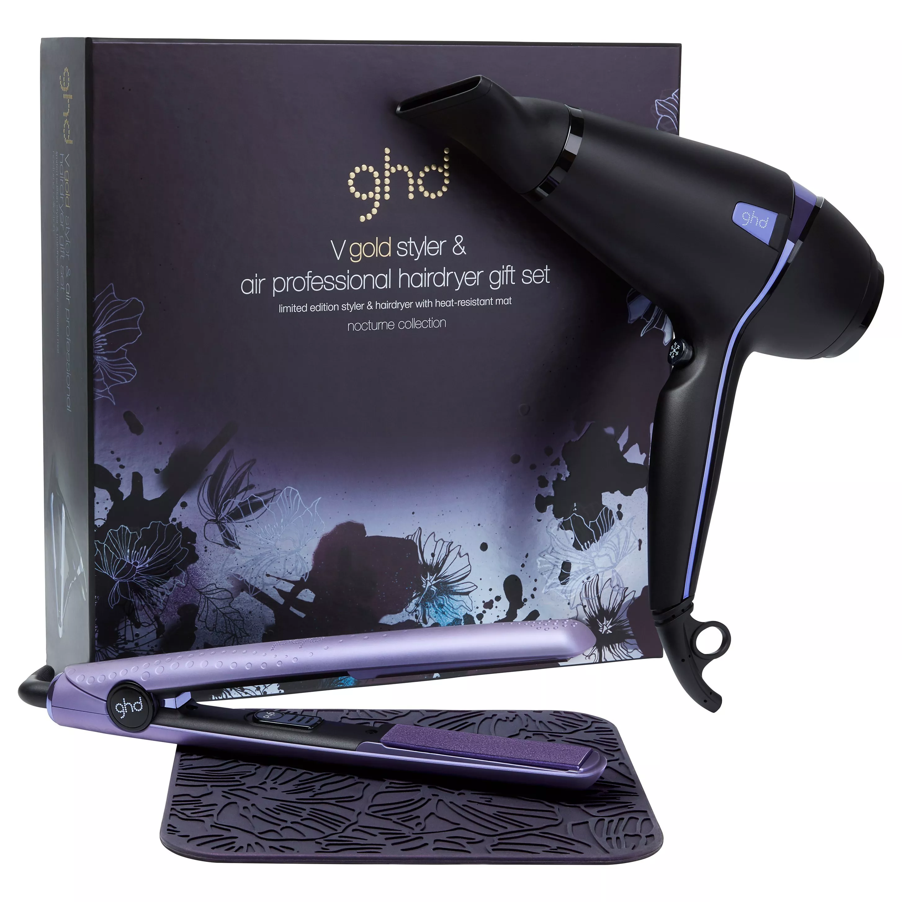 ghd Dry and Style Limited Edition Nocturne Gift Set Black