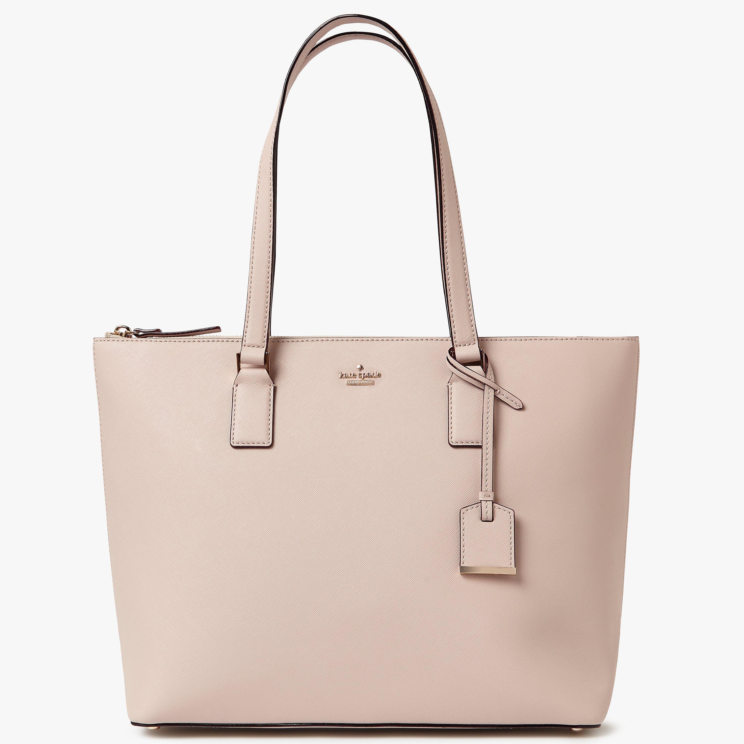 kate spade new york Cameron Street Lucie Leather Shoulder Bag, Tusk