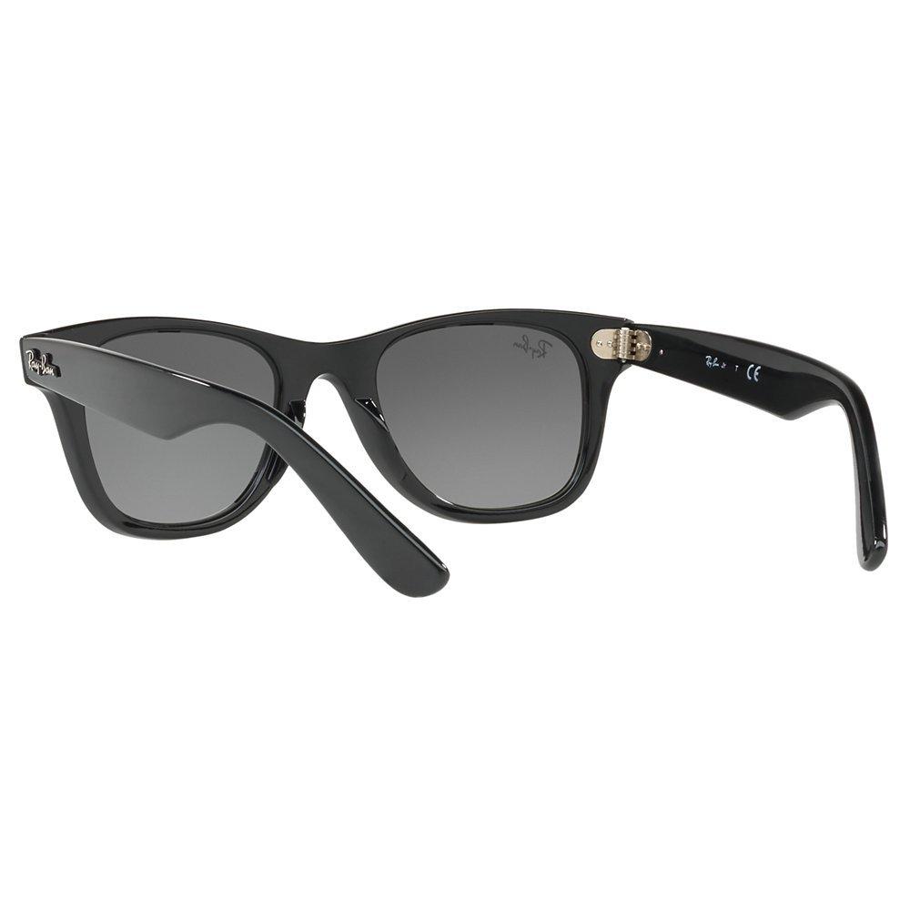 Product image 6 of 11, which shows Ray-Ban Junior RJ9066S Wayfarer Sunglasses, Black/Grey Gradient