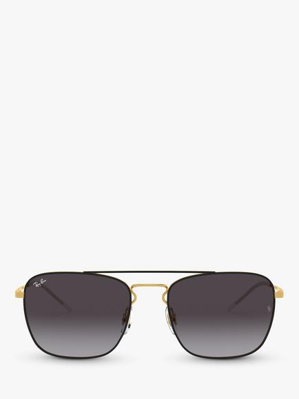Ray-Ban RB3588 Men's Square Sunglasses - view 2, Black/Grey Gradient