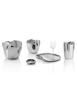 Robert Welch Drift Double Wall Wine Cooler, Stainless Steel - view 2, Stainless Steel