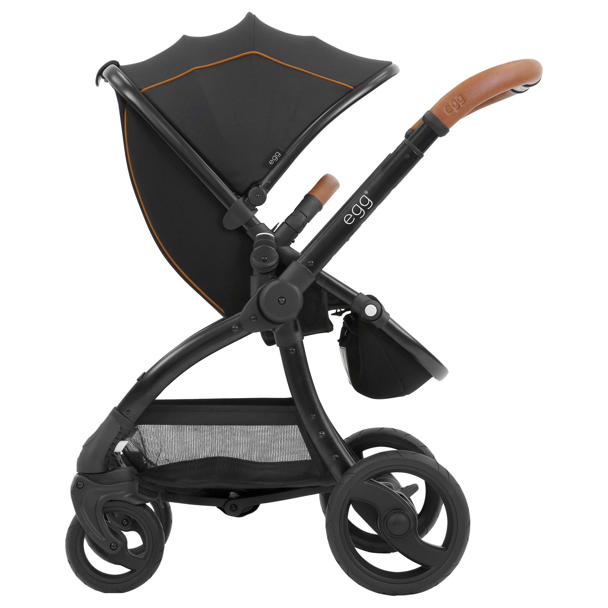 egg Stroller Base and Seat with Fleece Liner Espresso