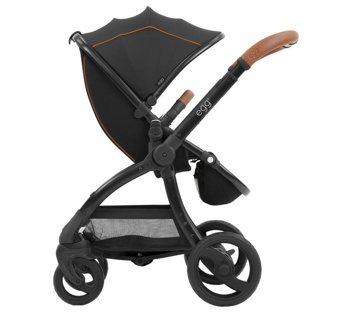 egg Stroller Base and Seat with Fleece Liner Espresso