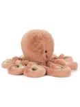 Jellycat Odell Octopus Soft Toy, Peach