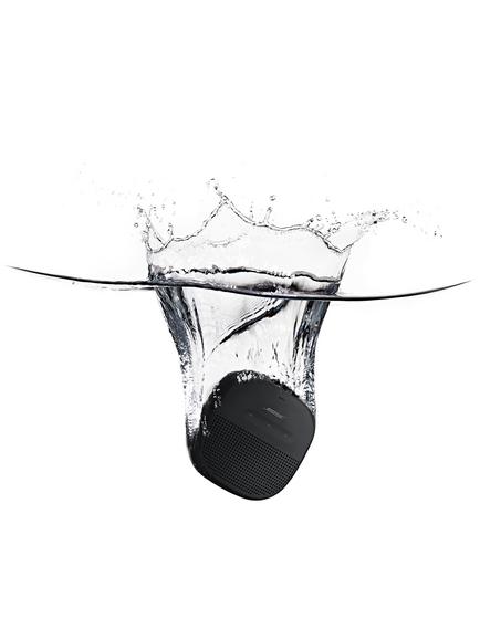 Bose SoundLink Micro Water-resistant Portable Bluetooth Speaker with Built-in Speakerphone - view 2, Black