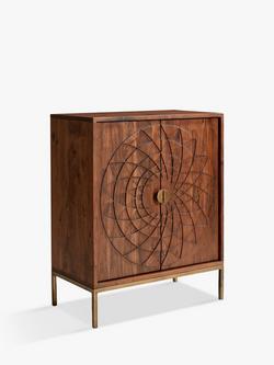 John Lewis Array Wood Storage Cabinet, Acacia