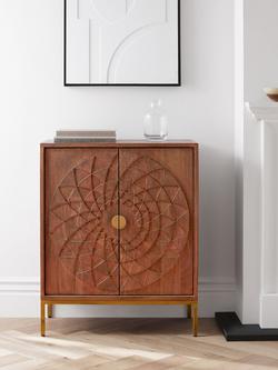 John Lewis Array Wood Storage Cabinet - view 2, Acacia