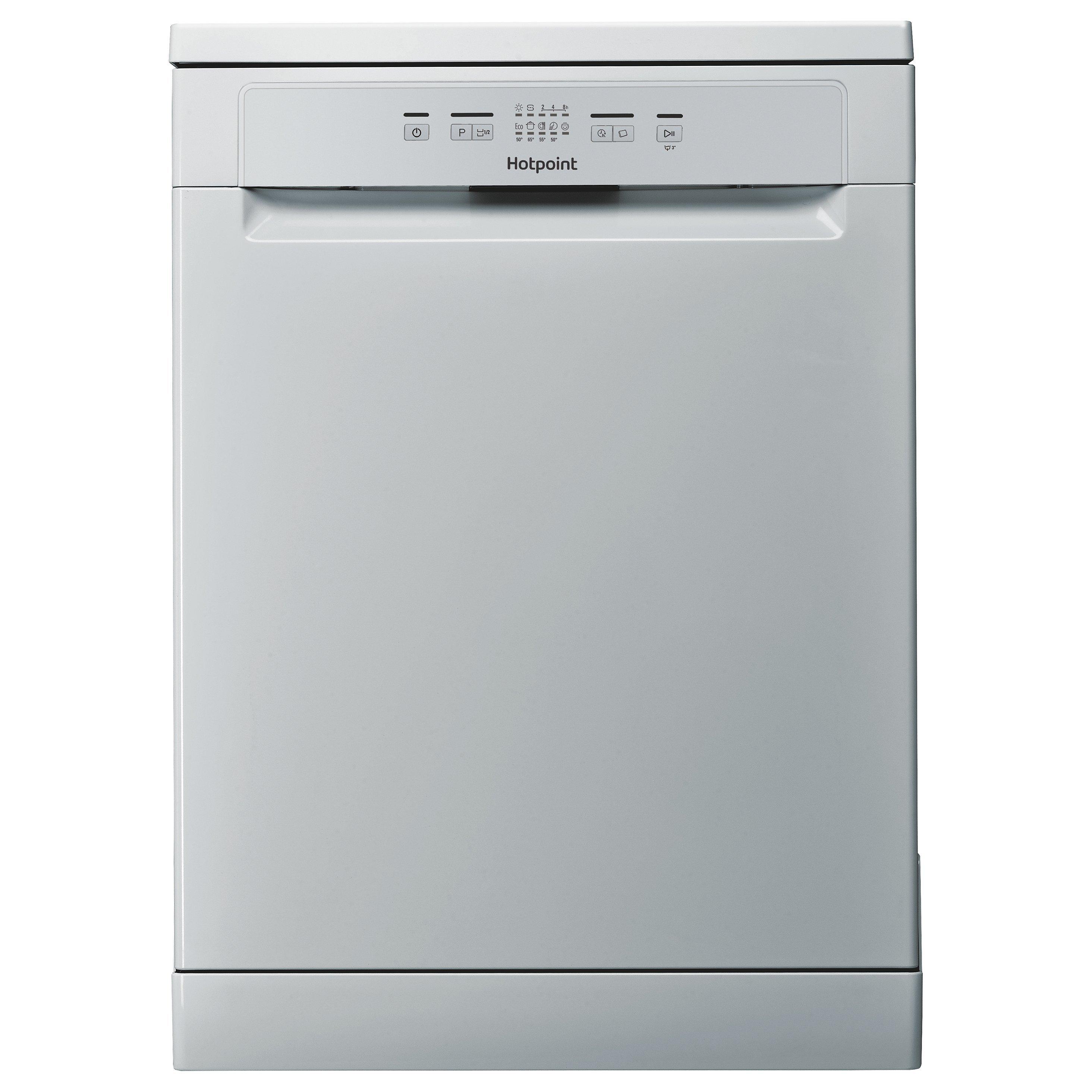 Hotpoint HFC 2B19 SV UK Aquarius Freestanding Dishwasher, Silver