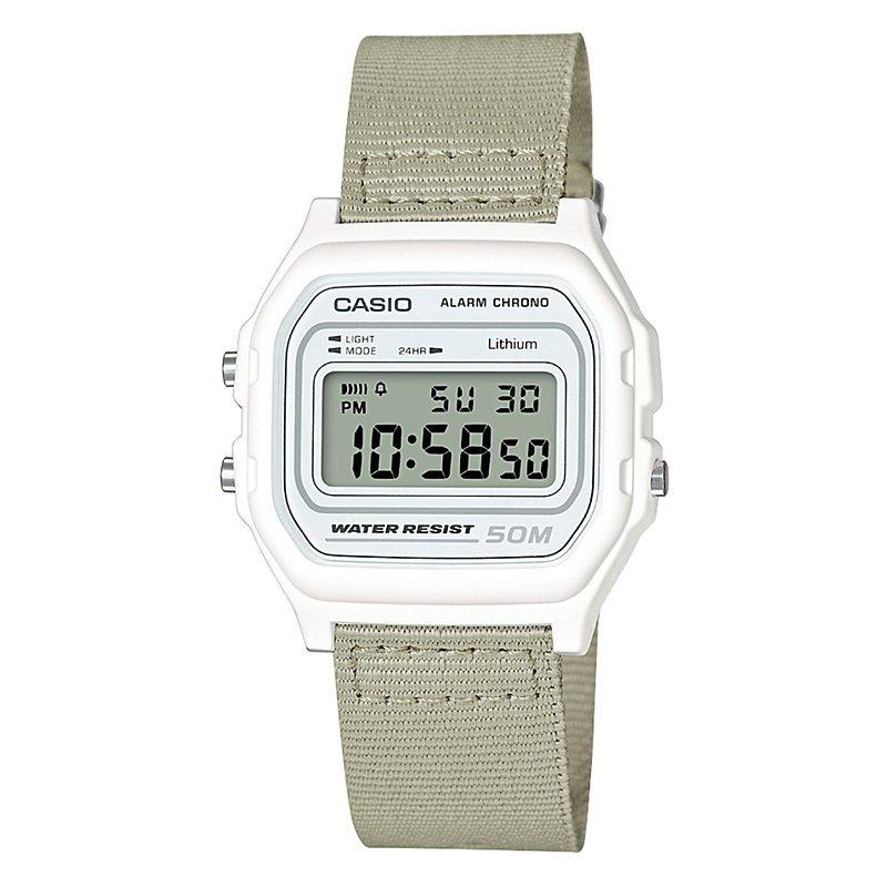 Digital watch with fabric strap online