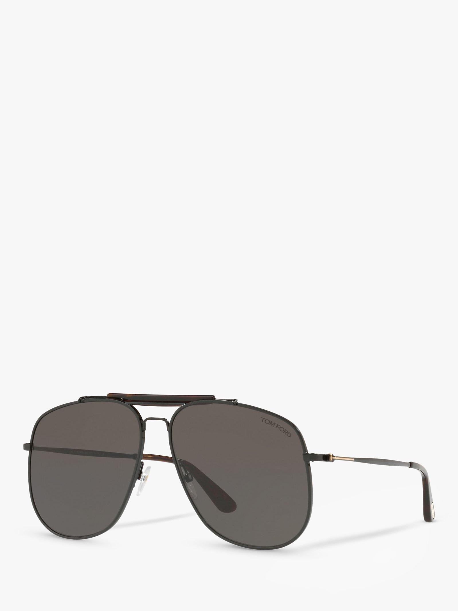 TOM FORD FT0557 Connor Aviator Sunglasses Black Grey