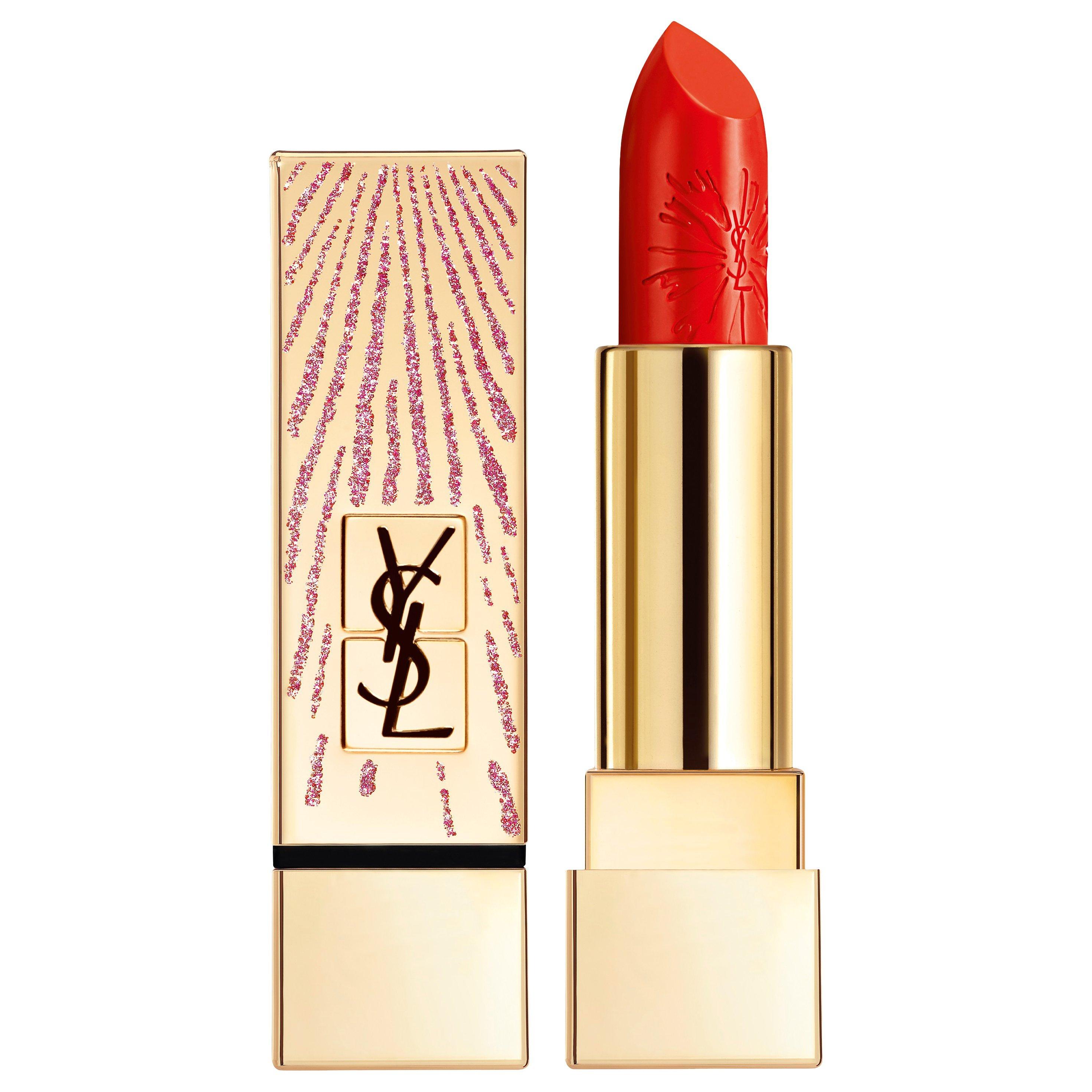 Yves Saint Laurent Le Rouge Pur Couture Dazzling Lights Edition, N°13 Le Orange