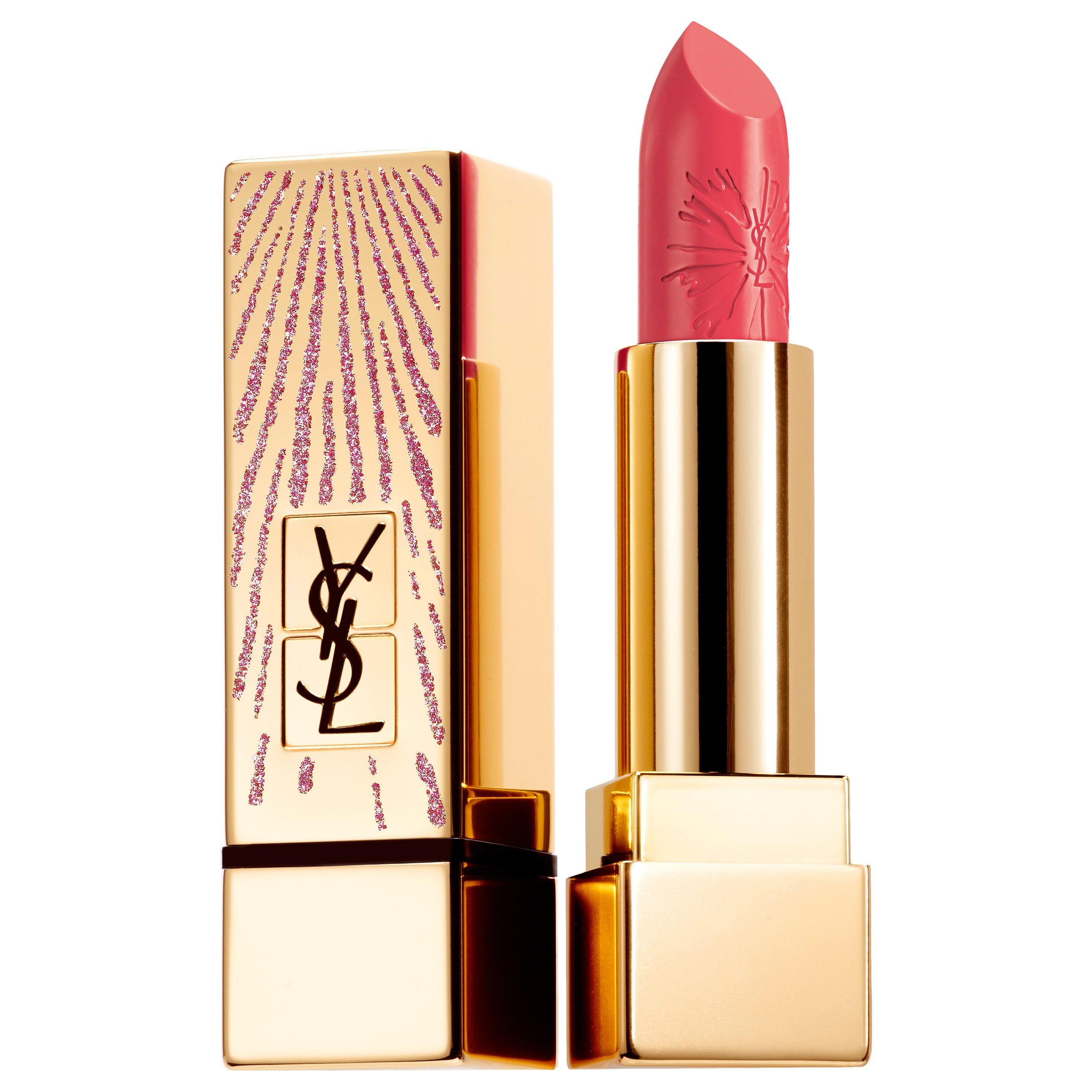 Yves Saint Laurent Le Rouge Pur Couture Dazzling Lights Edition, N°52 Rosy Coral