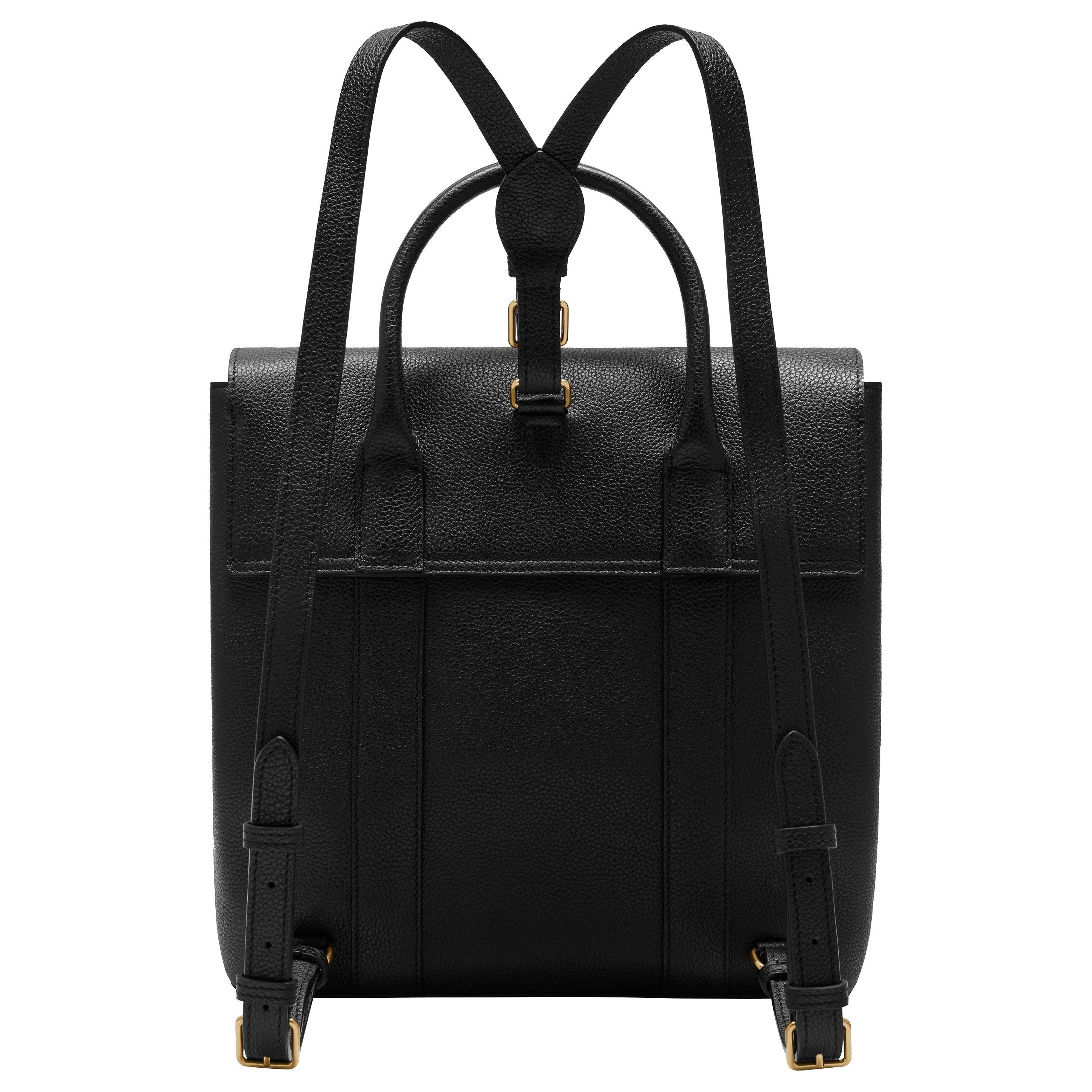 Mulberry Bayswater Small Classic Grain Leather Backpack Black
