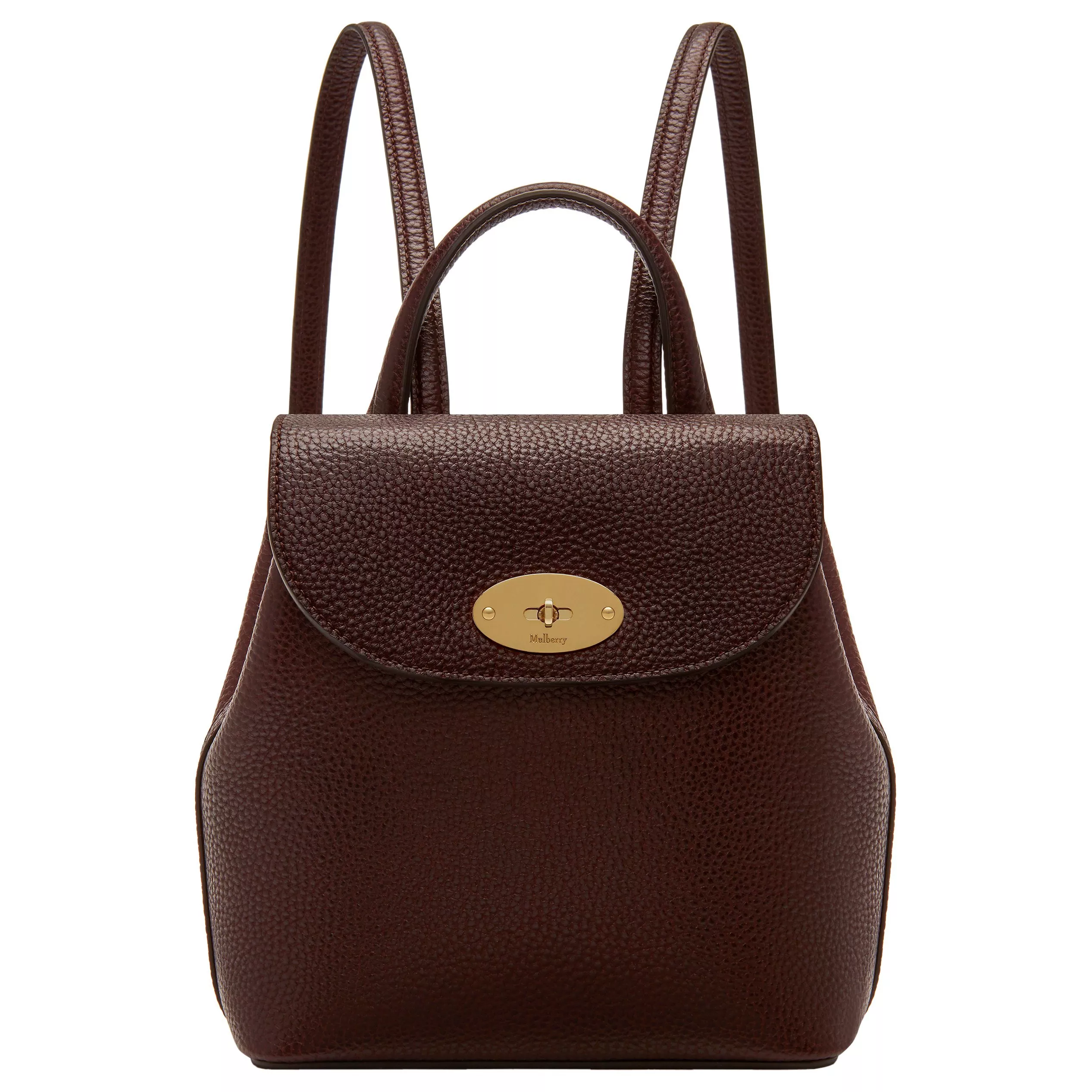 Mulberry Bayswater Leather Mini Backpack Oxblood