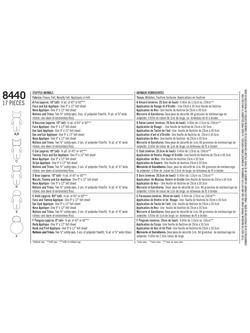 Simplicity Stuffed Animals Sewing Pattern, 8440 - view 2, 