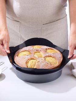 NoStik Reusable Non-Stick Cake Tin Liner, Black, Dia.20cm - view 2, Black