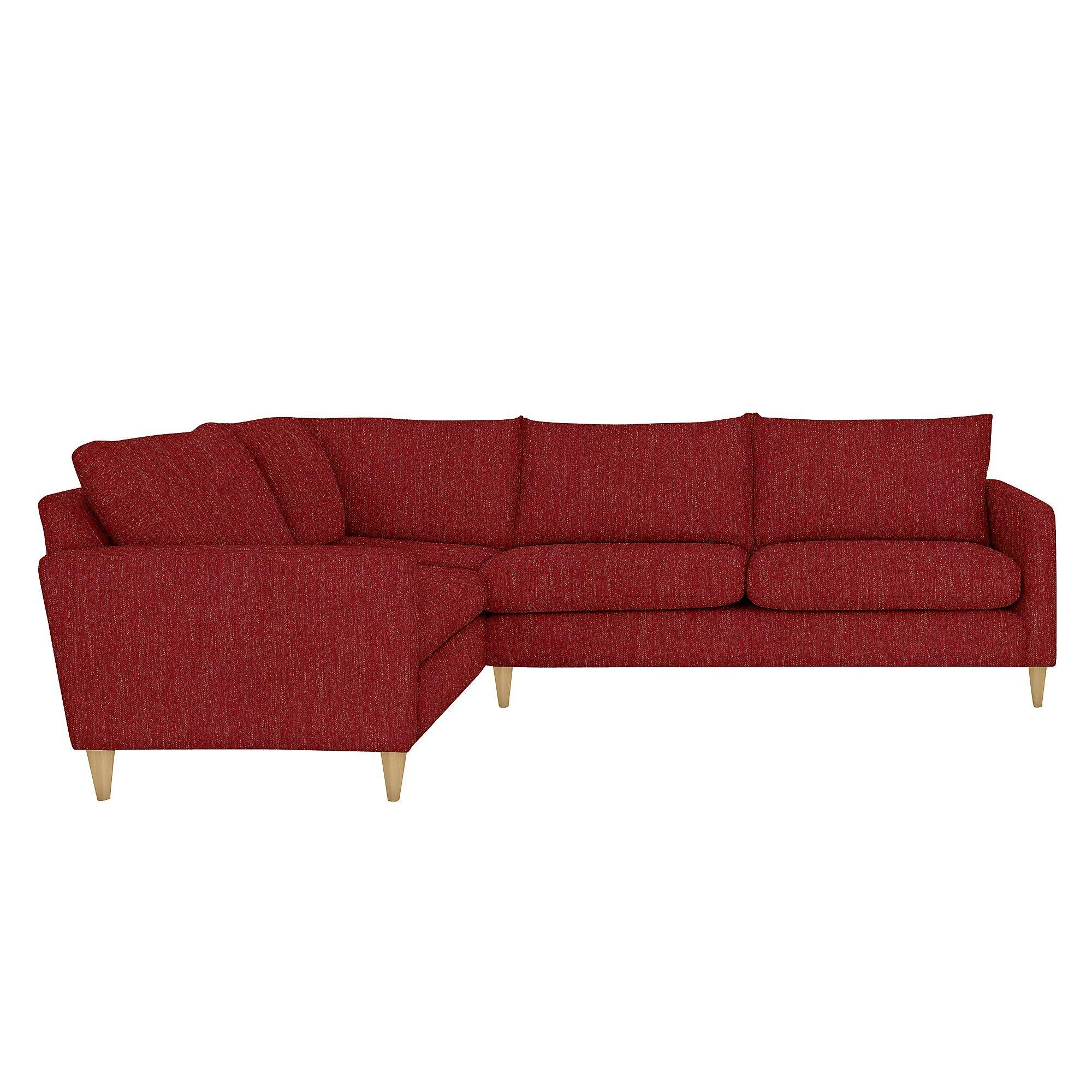 Bailey Range, John Lewis & Partners Bailey LHF Corner End Sofa, Light Leg, Ffion Cherry