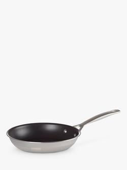 Le Creuset 3-Ply Stainless Steel Saucepans and Frying Pan Set, 4 Pieces - view 2, Silver
