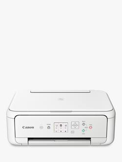 Canon PIXMA TS5151 All-in-One Wireless Wi-Fi Printer, White, White