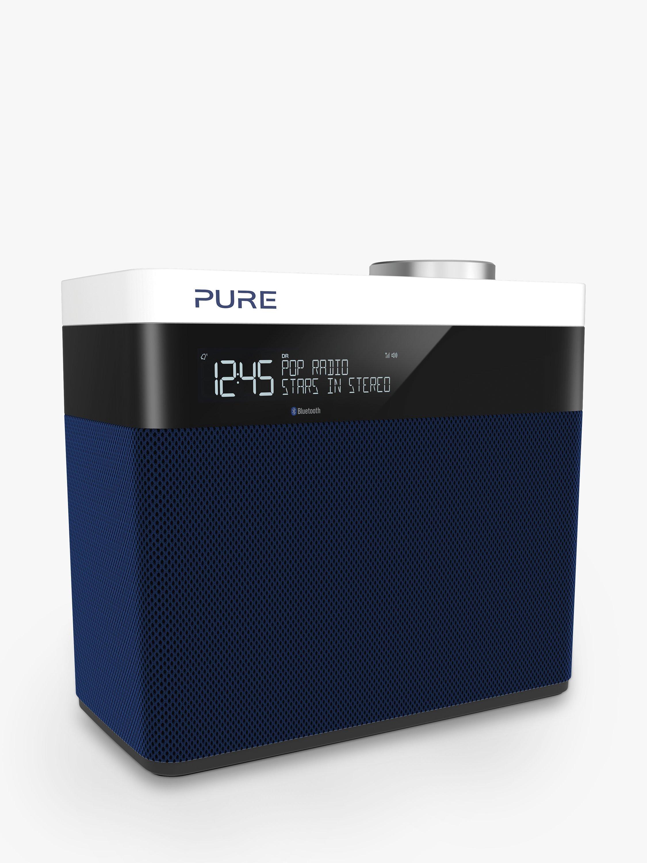 Pure Pop Maxi S Portable Digital DAB/FM Radio with Bluetooth, Navy