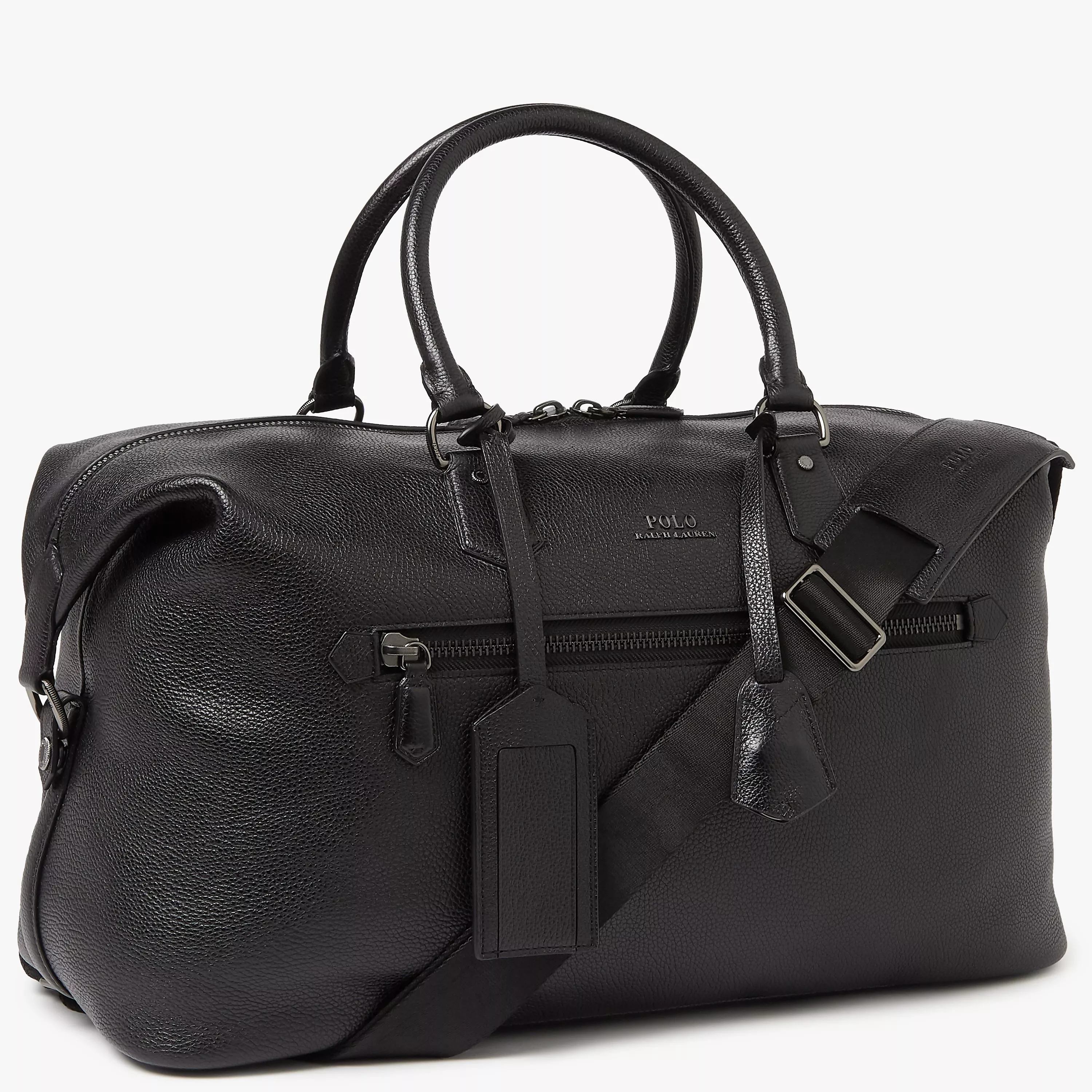 Polo leather duffle bag clearance