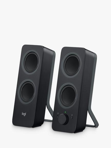 Logitech Z207 Bluetooth Computer Speakers, Black, Black