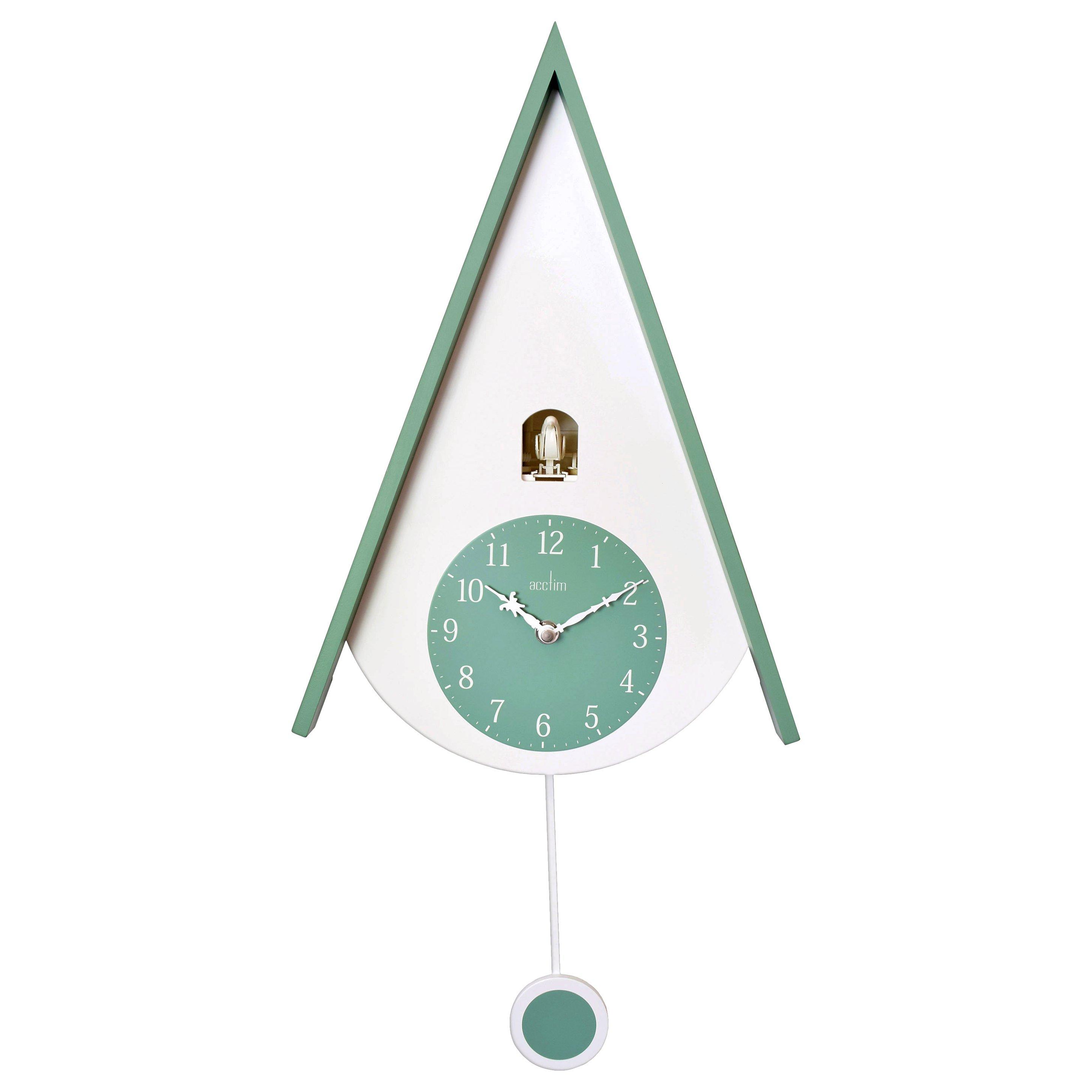 Acctim Isky Cuckoo Wall Clock, Green