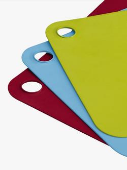 Joseph Joseph Pop Plastic Chopping Mats, Assorted, Set of 3, Assorted