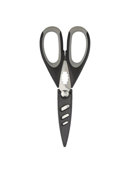 John Lewis Professional Stainless Steel Scissors, Black/Grey, Black/Grey
