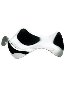 Alessi Blip Spoon Rest, Silver, Silver