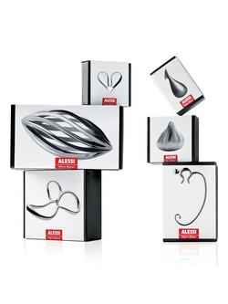 Alessi Blip Spoon Rest, Silver - view 2, Silver