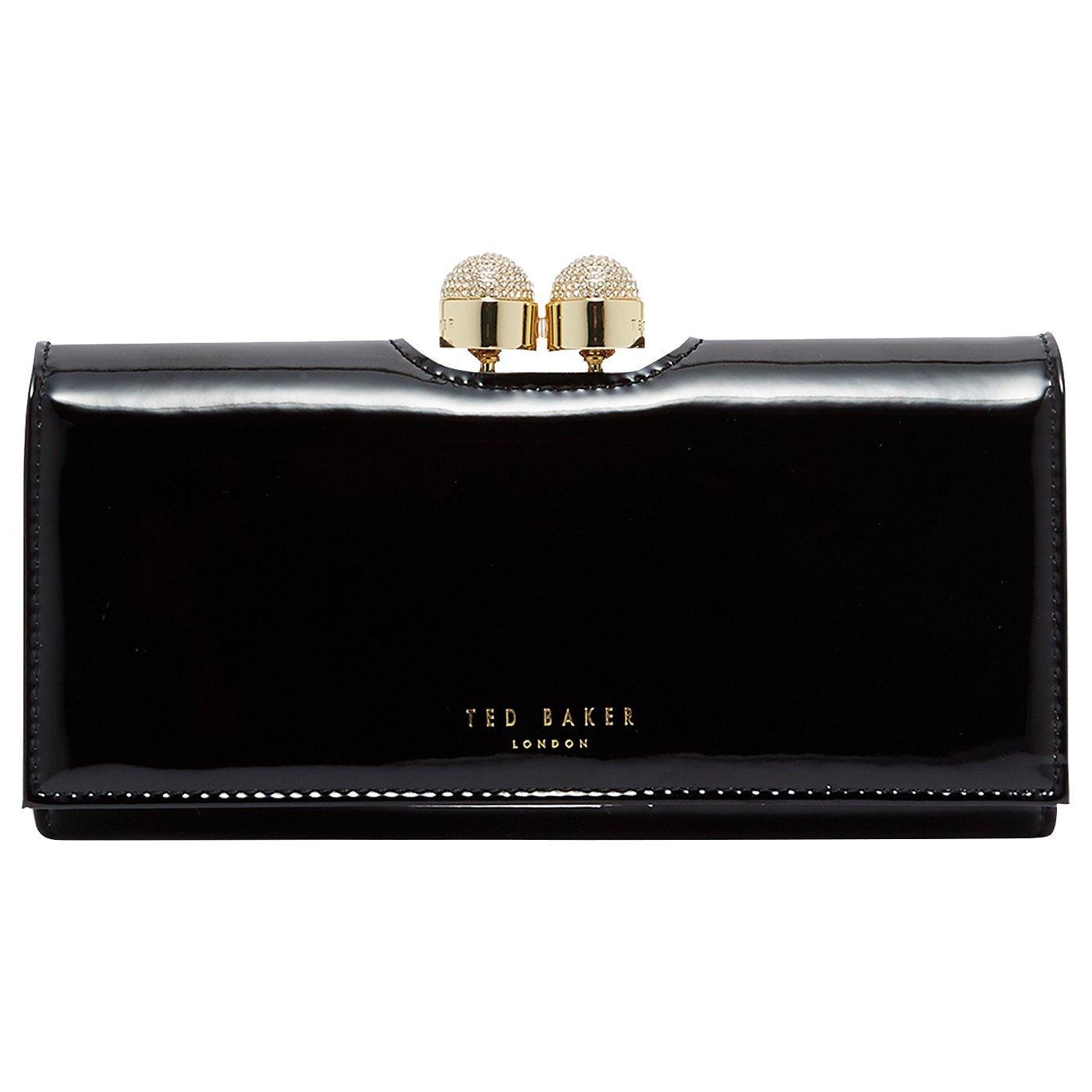 Ted Baker Shirly Leather Patent Bobble Matinee Purse, Black