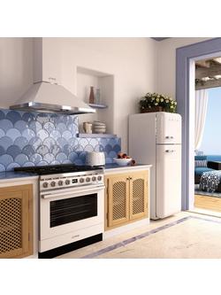 Smeg Portofino CPF9G Dual Fuel Range Cooker, A+ Energy Rating - view 2, White