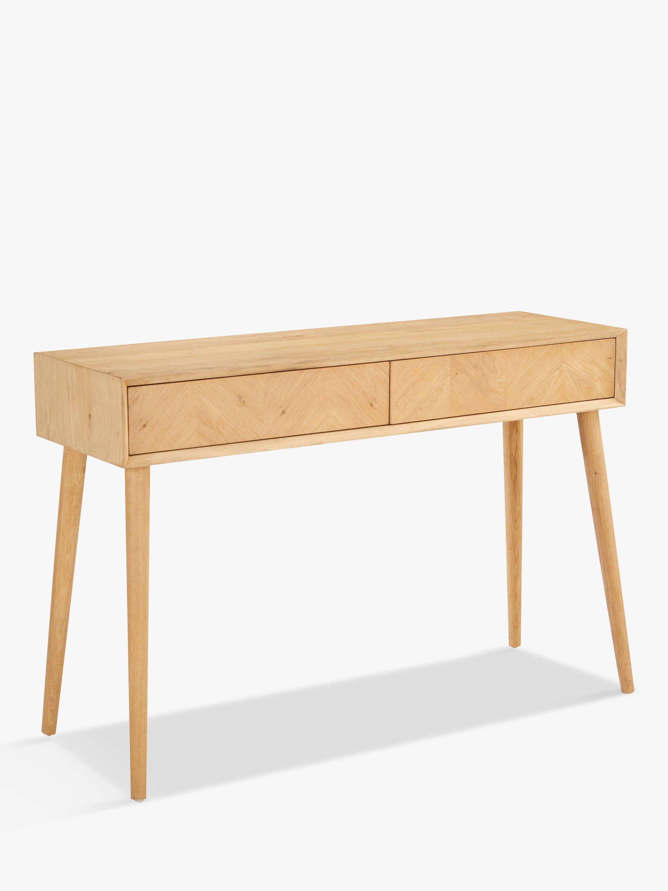 Hudson Living Milano Console Table, Oak