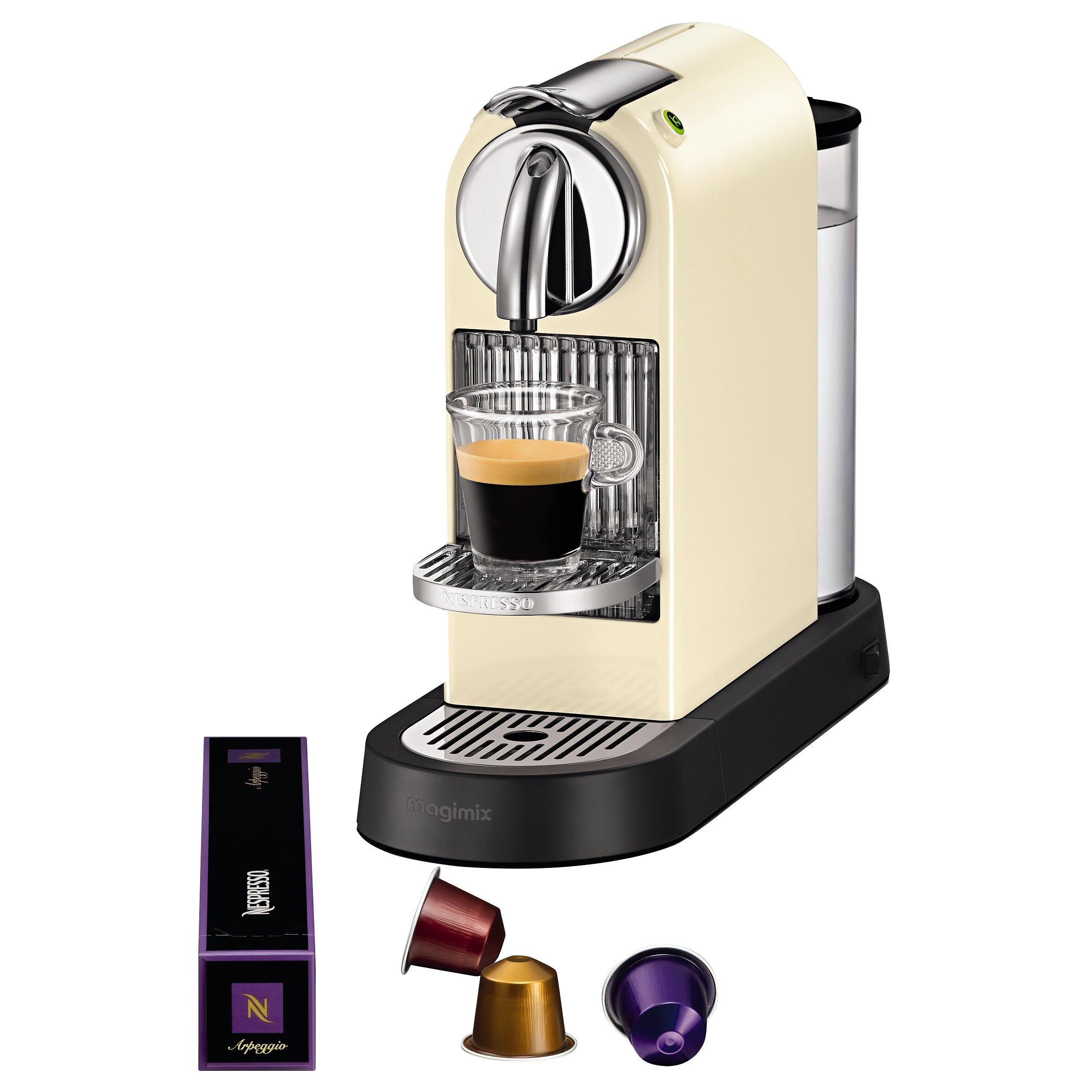 Nespresso CitiZ Coffee Machine by Magimix Cream