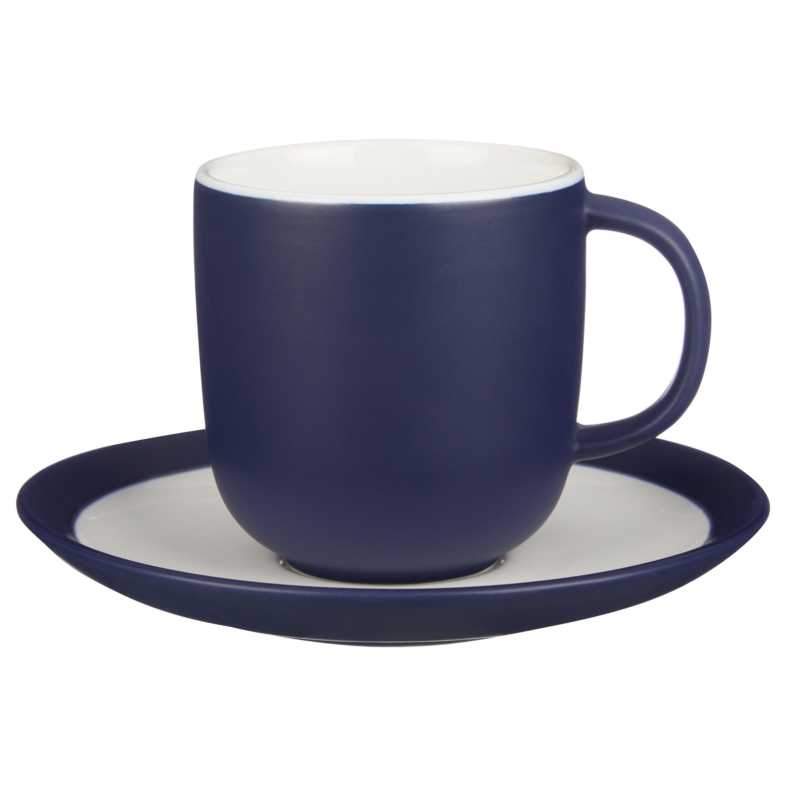 John Lewis & Partners Puritan Cup and Saucer, 240ml