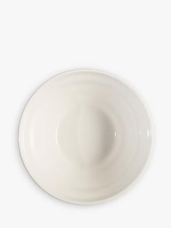 John Lewis Harbour Striped Stoneware Bowl, 16cm, White/Blue - view 2, White/Blue