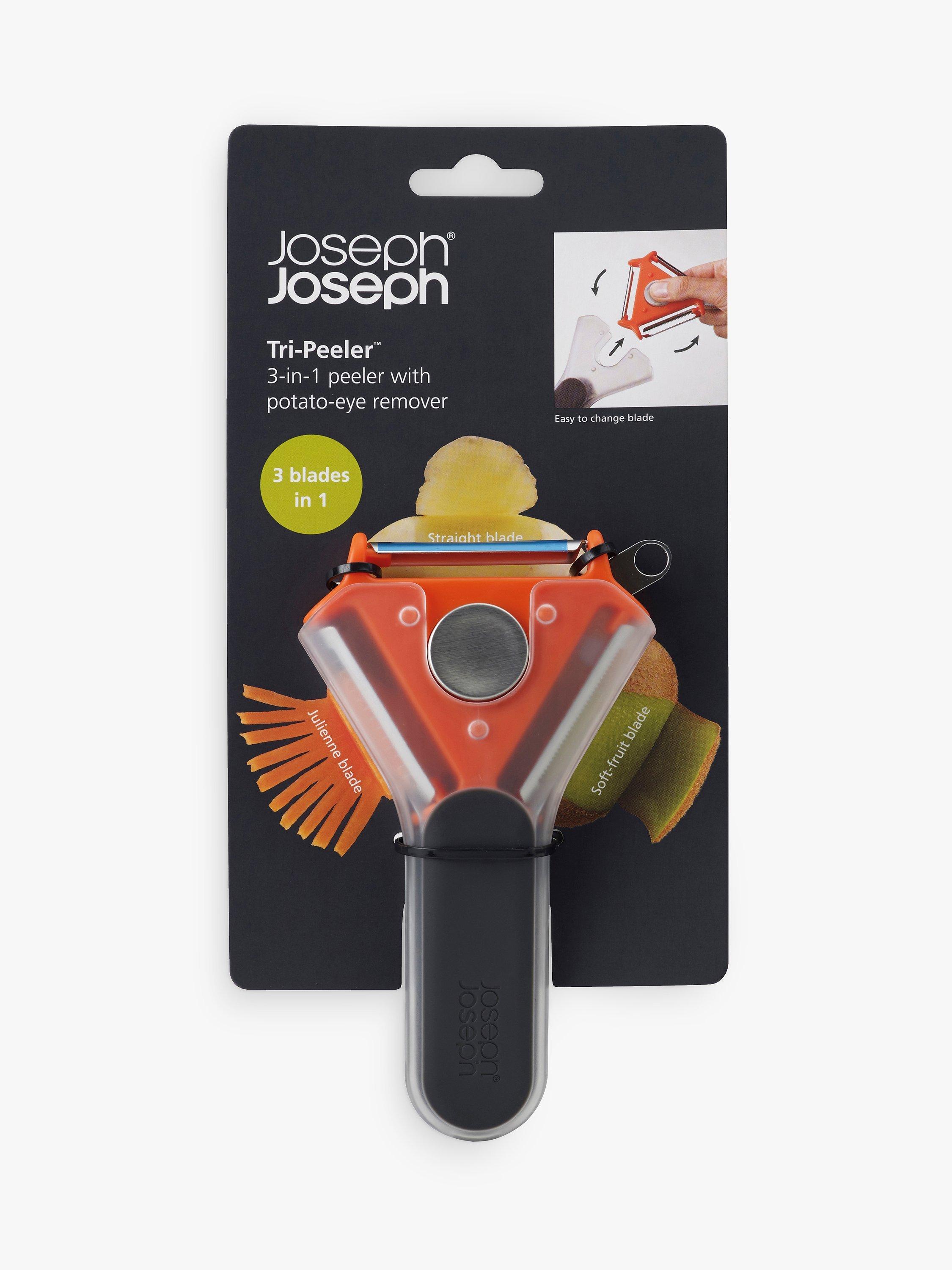 Joseph Joseph Triple Way 3-In-1 Stainless Steel Peeler