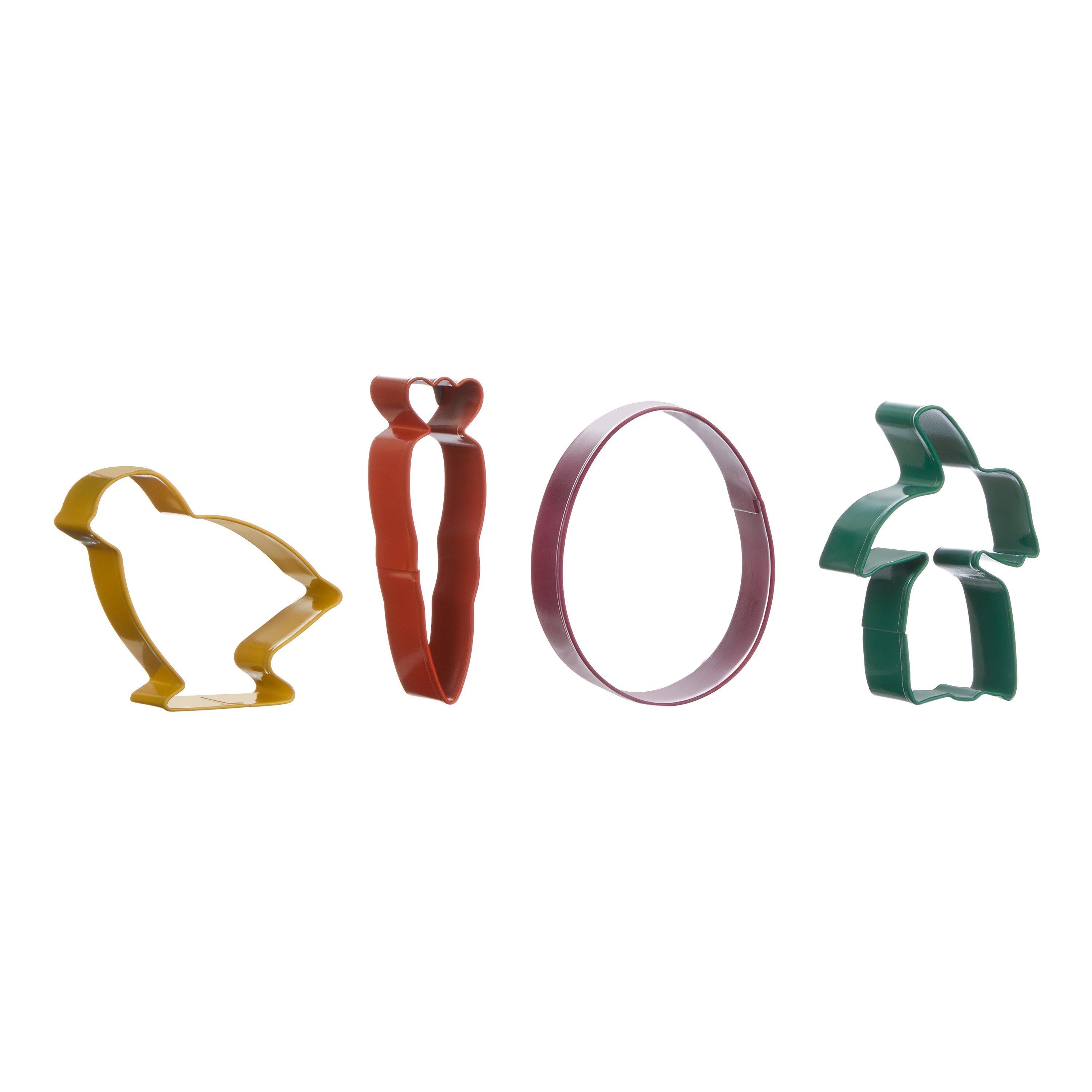 John Lewis & Partners Easter Stainless Steel Cookie Cutters, Assorted, Set of 4