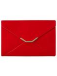 L.K.Bennett Alicia Suede Clutch Bag