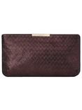 L.K. Bennett Flora Clutch Bag, Loganberry