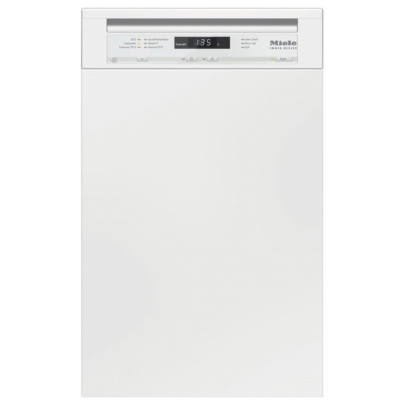 Miele G4722SCi Semi-Integrated Slimline Dishwasher, White