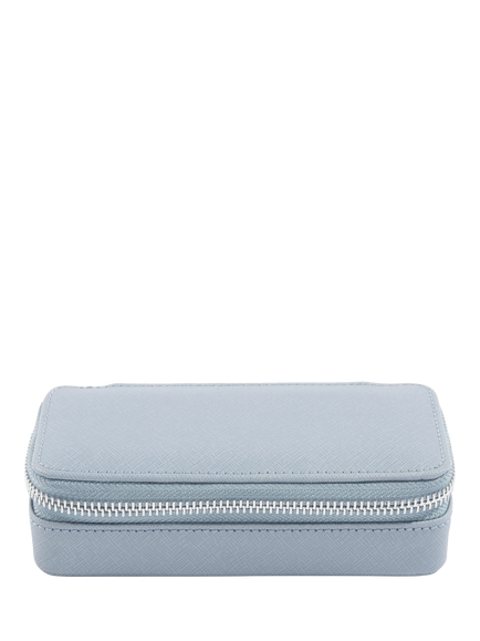 Stackers Medium Travel Jewellery Box - view 2, Dusky Blue