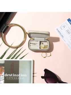 Stackers Petite Travel Jewellery Box, Taupe