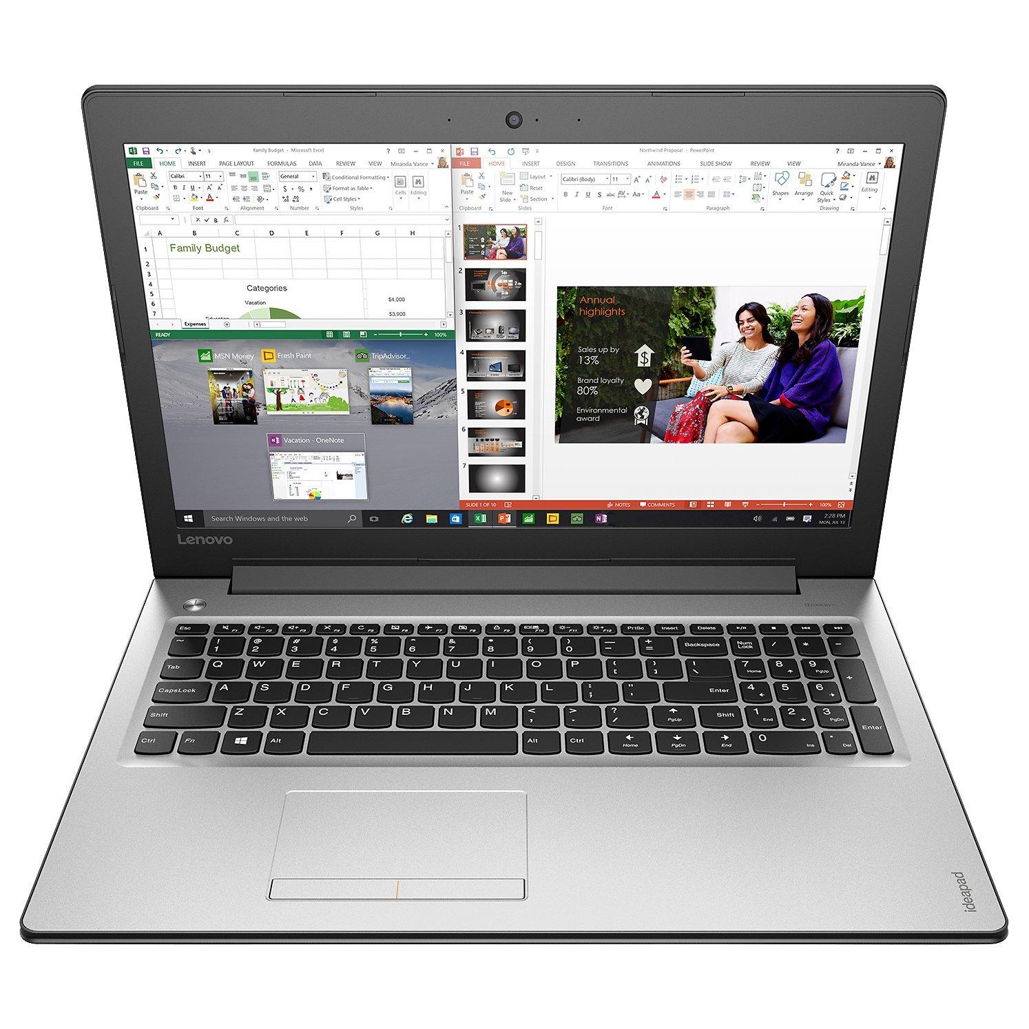 Lenovo IdeaPad 310-15ISK Laptop, Intel Core i3, 4GB, 1TB, 15.6”, Silver