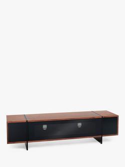 AVF Edge ED160 TV Stand for TVs up to 80", Walnut/Black