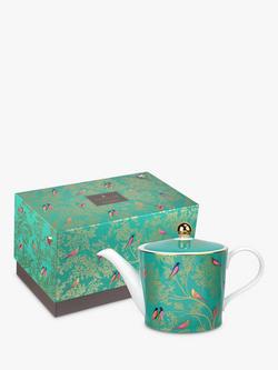 Sara Miller Chelsea Collection Teapot, 1.1L, Green - view 2, Green