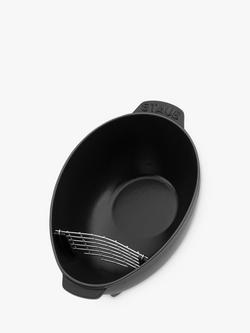 STAUB Cast Iron Mussel Pot, 25cm, Black - view 2, Black
