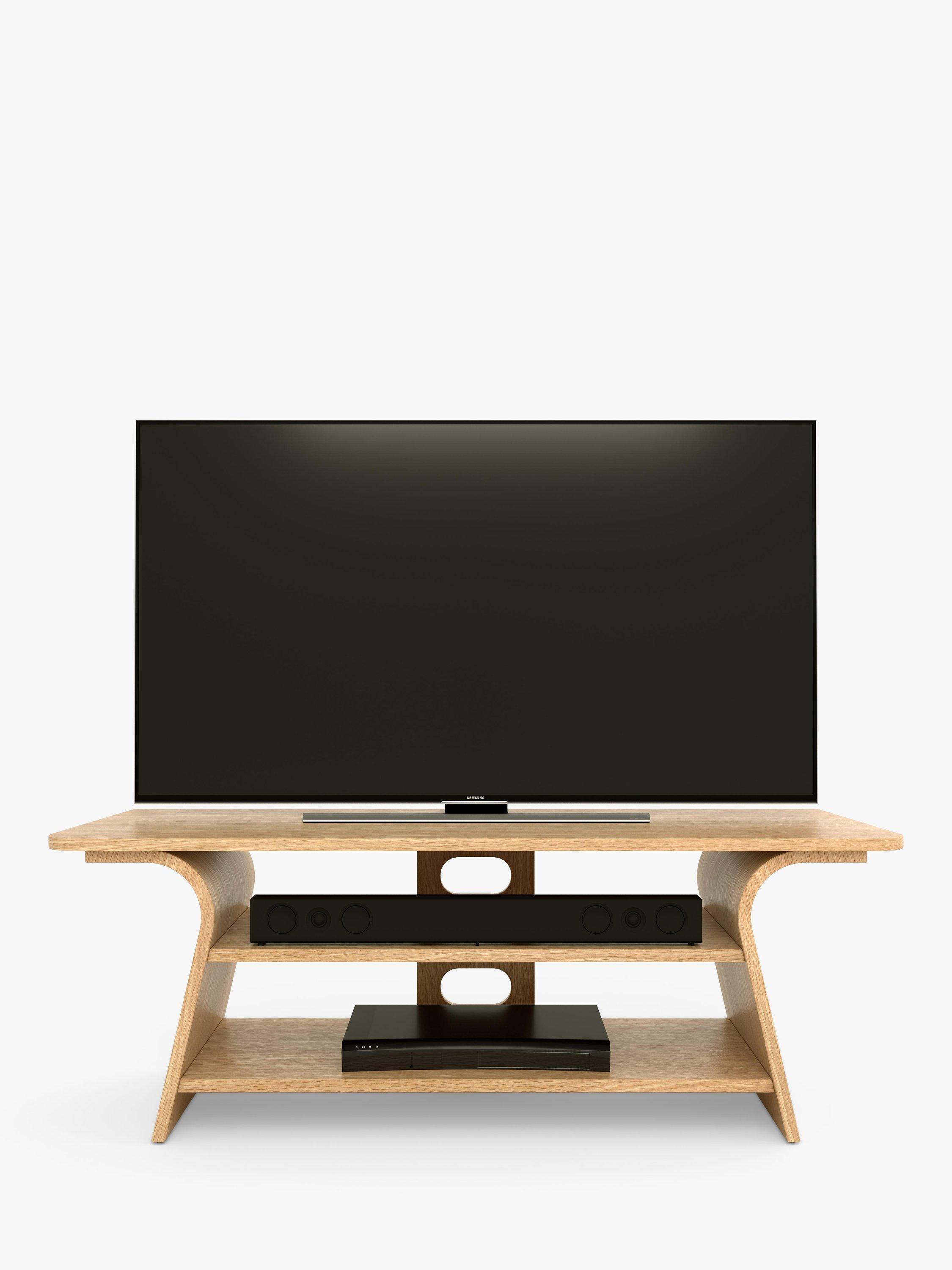 Tom Schneider Chloe 1250 TV Stand for TVs up to 55", Natural Oak
